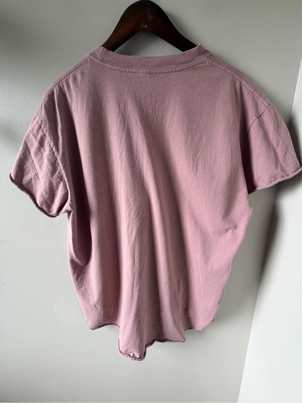 Graphic T| Stay Weird| Retro | Dusty Mauve Pink | Size Large |Pebby Forevee - Picture 7 of 7